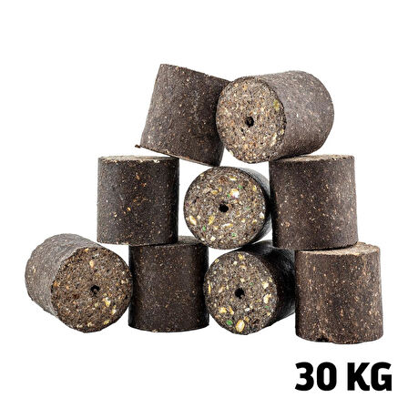 Sazan Yemi - Delikli Küspe - Ayçiçek - Silindir - 30 Kg