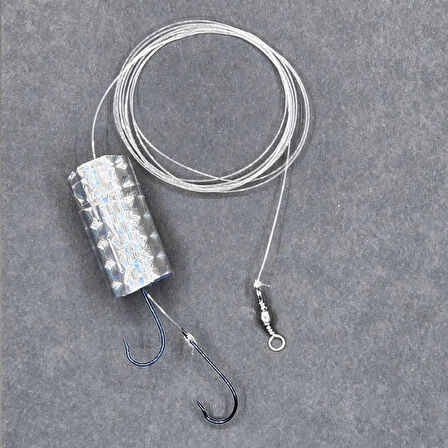 Çinekop Hazır Takım - Fishack - İki İğneli - Fırdöndülü - Parlak Mantarlı