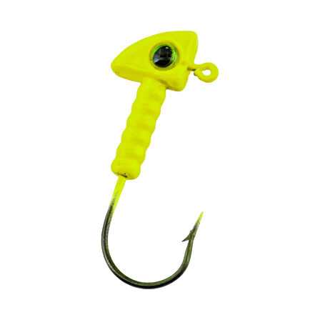 Jighead - Zoka - Kurşunlu Olta İğnesi - (XH-A 06) - Açık Yeşil - 7 Gr - 10 Adet