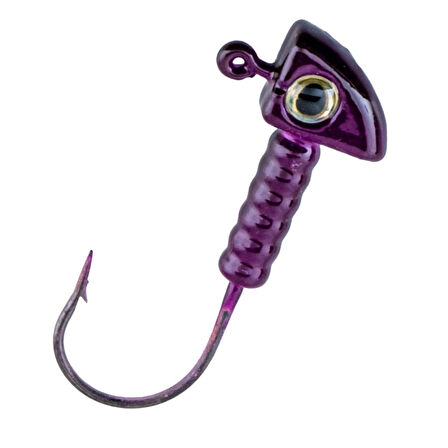 Jighead - Zoka - Kurşunlu Olta İğnesi - (XH-A 06) - Mor - 8 Gr - 10 Adet