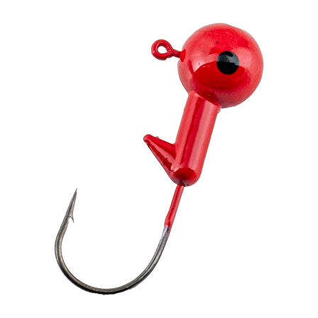 Jighead - Zoka - Kurşunlu Olta İğnesi - (XH-A 02) - Kırmızı - 21 Gr - 5 Adet