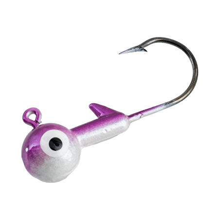 Jighead - Zoka - Kurşunlu Olta İğnesi - (XH-A 02) - Mor Beyaz - 6 Gr - 10 Adet