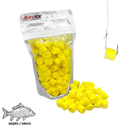 Kesme Sazan / Yayın Hamuru - İğne Yemi - Sarı-Mısır 80 Gr