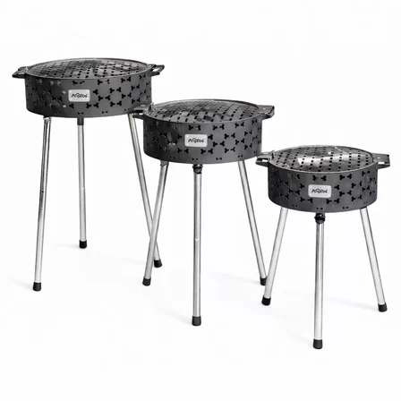 Taşınabilir Kömür Barbekü Mangal - Orta - 40cm*13cm*60cm