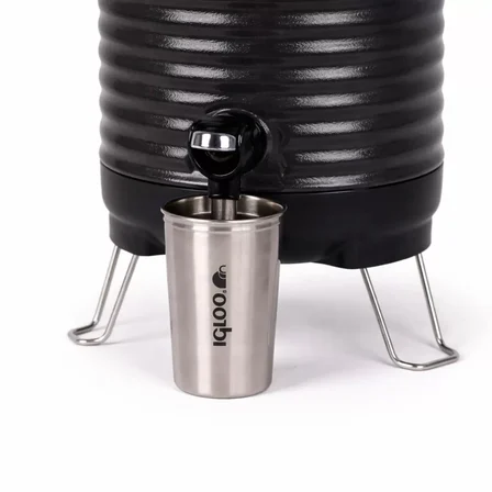 Çelik Family Termos - Igloo - Barrel - 5 lt - Siyah - 205865