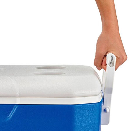 Soğutucu Buzluk - Coleman - Poly Lite 48 QT - 45.7 lt - Mavi/Beyaz