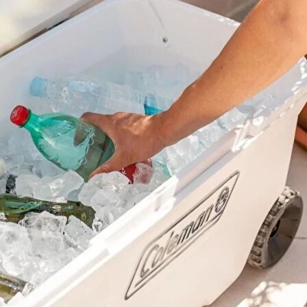 Soğutucu Buzluk - Coleman - Xtreme Wheeled 100 QT Tekerlekli - 94.6 lt - Beyaz