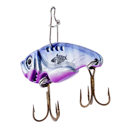 Vibrasyon Yem - LRF/Spin Jig - Fishack VibraX - 7g 40mm - Electric Sunset - UV Boyalı