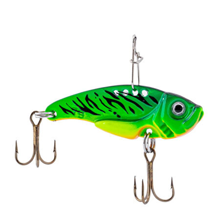 Vibrasyon Yem - LRF/Spin Jig - Fishack VibraX - 7g 40mm - Tiger Strike - UV Boyalı
