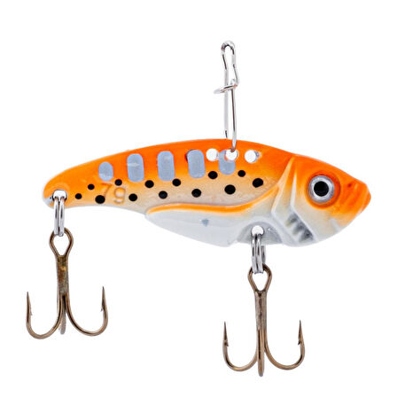 Vibrasyon Yem - LRF/Spin Jig - Fishack VibraX - 7g 40mm - Snow Drift - UV Boyalı