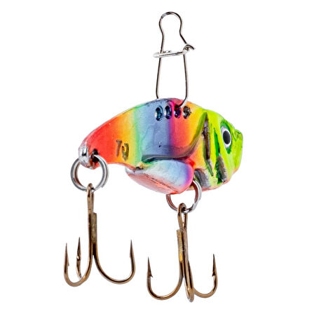 Vibrasyon Yem - LRF/Spin Jig - Fishack VibraX - 7g 40mm - Rainbow Fury - UV Boyalı