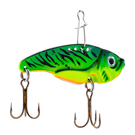 Vibrasyon Yem - LRF/Spin Jig - Fishack VibraX - 15g 55mm - Tiger Strike - UV Boyalı