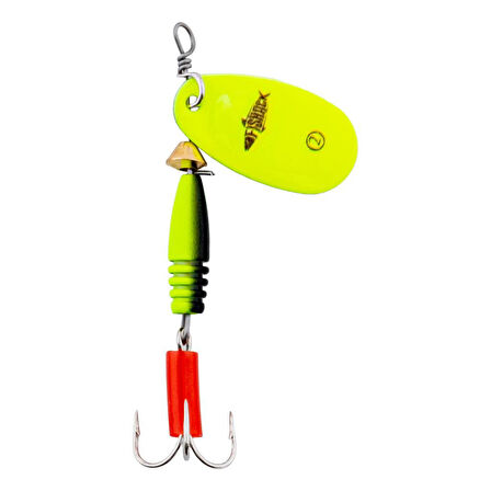 Döner Kaşık - Fishack GlideX - Limon - 5g - No:2 - Alabalık/Turna/Levrek Olta Kaşığı