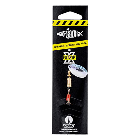Döner Kaşık - Fishack GlideX - Aurora - 7g - No:3 - Alabalık/Turna/Levrek Olta Kaşığı