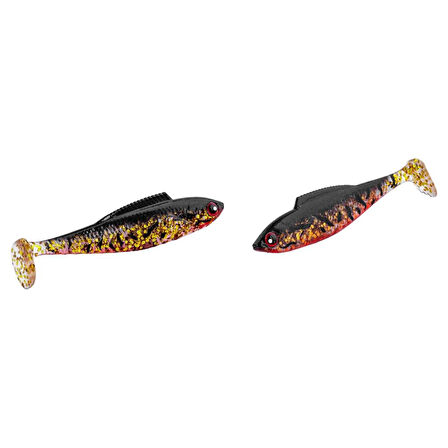 Silikon Balık - 4,5g 85mm - Fishack PredatorX - UV Boyalı - Copper