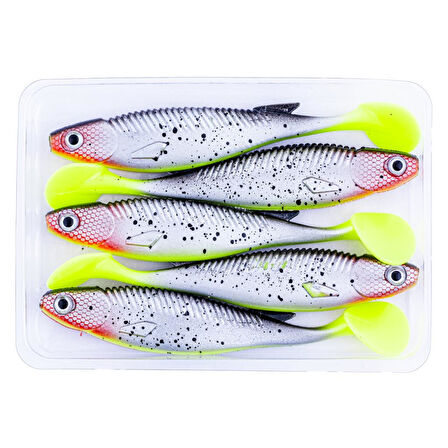 Silikon Balık - 10g 100mm - Fishack PredatorX - UV Boyalı - Blade