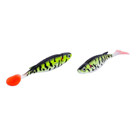 Silikon Balık - 10g 100mm - Fishack PredatorX - UV Boyalı - Bleed