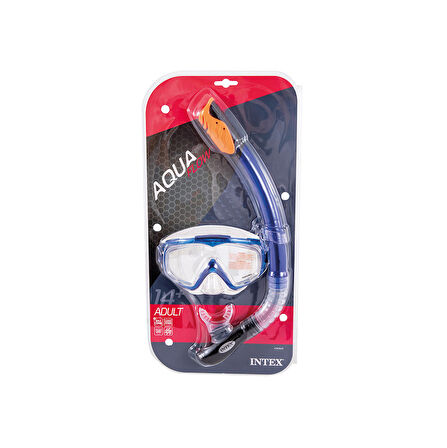 Profesyonel Yüzücü Gözlüğü ve Şnorkel Seti - Intex - Silikon - (55962)