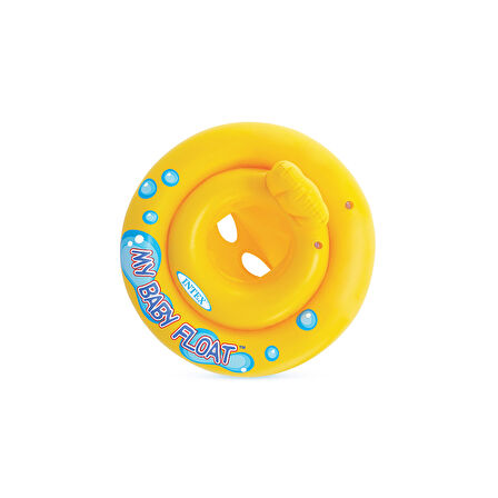 Oturaklı Bebek Flatöru - Intex - Sarı - 70 cm (56585)