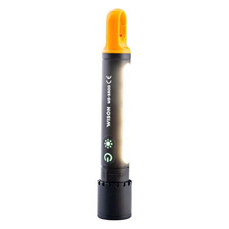 Şarj Edilebilir El Feneri - Wison - 1500 Lümen - 10 Watt - Zoomlu - COB LED