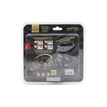 Doggie Master Otomatik Uzatma Tasması Pembe 25 kg/5 mt