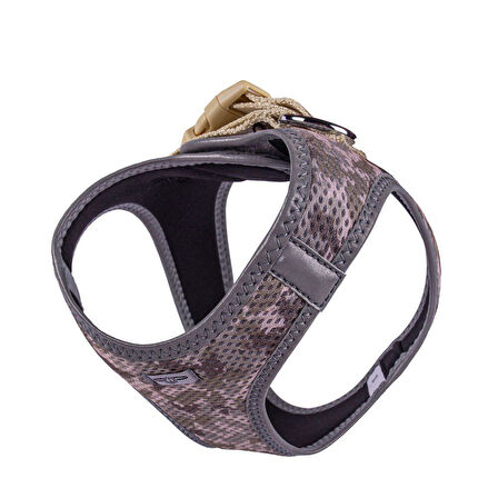 Doggie Havalı Dokuma Reflektörlü Küçük Irk Göğüs Tasması Camo 32-38 cm(ARG-S)