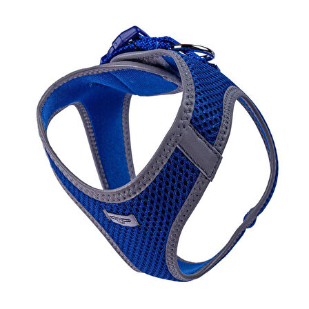 Doggie Havalı Dokuma Reflektörlü Küçük Irk Göğüs Tasması Mavi 42-48 cm (ARG-L)