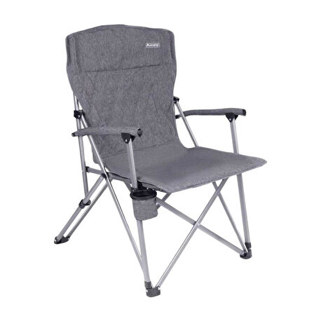 Katlanabilir Kamp Sandalyesi - Trono - Orcamp - Gri