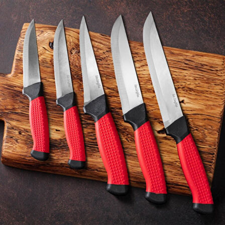 Kasap Bıçağı - Lazoğlu - No:3 - El Yapımı - Kesme - Kurban - Silikon Saplı