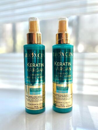 Bioxcin Keratin Ve Argan Onarıcı Sıvı Saç Kremi 150 ml 2'Lİ SET