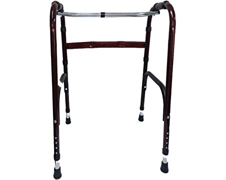 MEDİLABS Metal Walker Hasta Yürüteci Dört Ayaklı Boy Ayarlanabilir