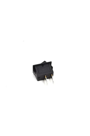 5 Adet Mini Dikdörtgen Siyah Elektrik Anahtarı 1-0 Işıksız Rocker 12V-220V