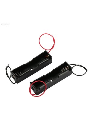 Tekli 1 li 18650 Pil Yuvası Kablolu Tutucu 3.7V Pil Şarj Kutusu