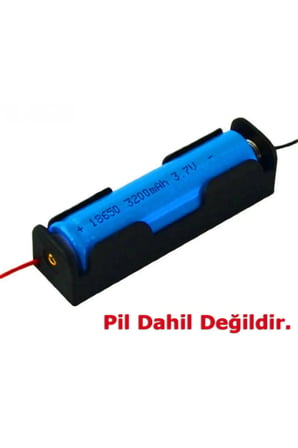18650 Pil Yatağı Tekli Lityum Ion Pil Yuvası - 1 Kanal