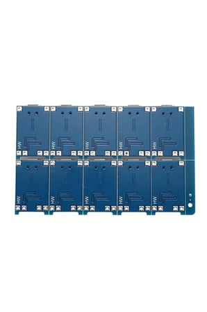 Tp4056 Mikro Usb 18650 Lityum Pil Şarj Devresi + Bms Koruma Özellik Powerbank Şarj Modülü 8 Adet
