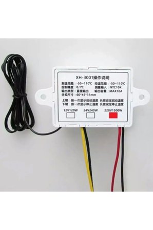 Xh-w3001 220 V Dijital Kontrol Sıcaklık Termostat Akvaryum Kuluçka Termostat Sıcaklık Kontrol Cihazı