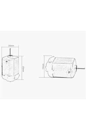 10 Adet Dc Motor Deney Motoru 3V 6V Motor Yüksek Devir Dinamo Motor D.M