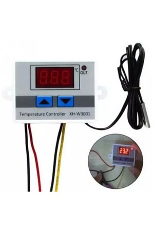 XH-W3001 220V Dijital Termostat Sıcaklık Kontrol Cihazı Akvaryum Kuluçka Isı Ayarlı