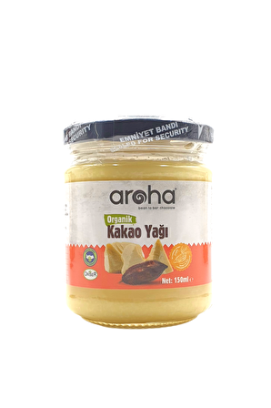 Aroha Organik Sertifikalı Kakao Yağı - 150 Gr.