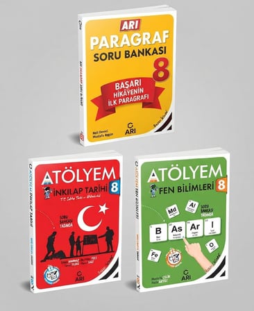 8.SINIF FEN BİLİMLERİ ATÖLYEM İNKILAP TARİHİ ATÖLYEM VE İLK PARAGRAF SORU BANKASI 