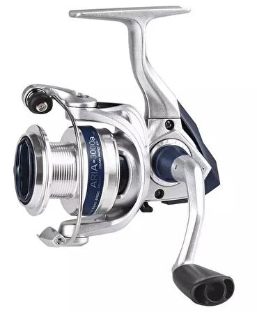 Okuma ARIA-C4000a Painting Silver 1BB Olta Makinesi-Okuma G-Power Spin 9' 270cm 7-35 gr 2 Parça Spin Kamışı-Kendo Seabass Minnow 12.5cm 21g Floating Suni Yem-Hansen Pilgrim 8.9cm 28g Kaşık