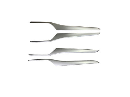 Ford Focus 2019+ Uyumlu Panel Kaplama Kalın Model (Silver / ABS)