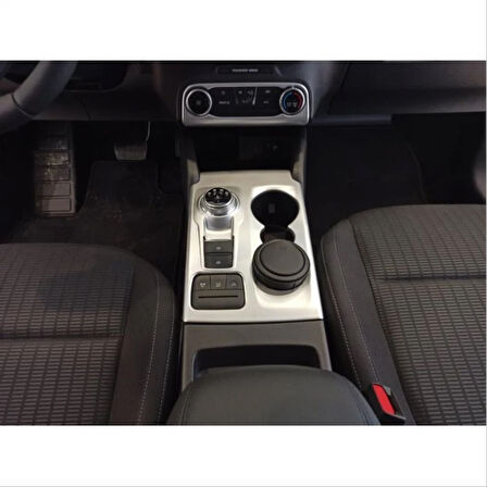 Ford Focus 2019+ Uyumlu Vites Konsol Kaplama (Silver / ABS)