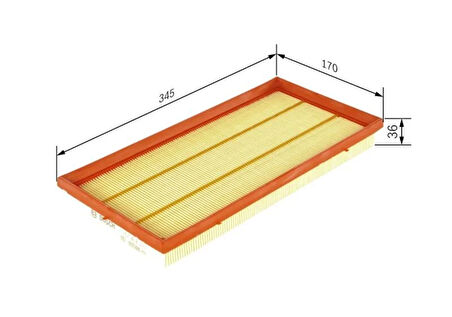 Volvo S40/V40 1996-2006 Arası Uyumlu Hava Filtresi