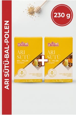 Arı Sütü Bal Polen Karışımı 230 g x 2'li Ekonomik Paket | Çiftli Avantajlı Alışveriş Fırsatı | Premium İçerik | Uzun Süreli Kullanım İçin İdeal