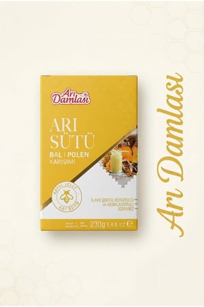 Arı Sütü Bal Polen Karışımı 230 g x 2'li Ekonomik Paket | Çiftli Avantajlı Alışveriş Fırsatı | Premium İçerik | Uzun Süreli Kullanım İçin İdeal