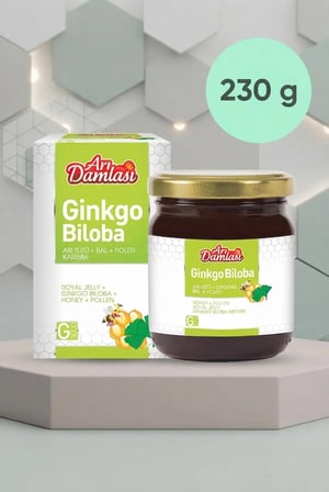 Ginko Biloba Premium Macun | Arı Sütü, Bal, Polen İçeren Bitkisel Destek Karışımı