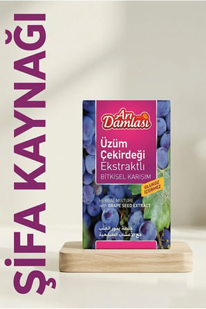 Premium Üzüm Çekirdeği Ekstraktlı Bitkisel Macun 230 g | Glukoz İçermez | Geleneksel Bitkisel Formül