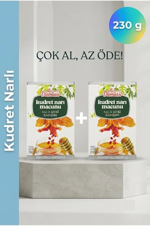 2 Adet Kudret Narı Macunu 230 g x 2 | Ekonomik Avantaj Paketi | Çok Al, Daha Avantajlı Al!