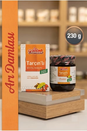 Tarçınlı Bitkisel Karışım 230g Katkısız Doğal Glikoz Şurubu İçermez